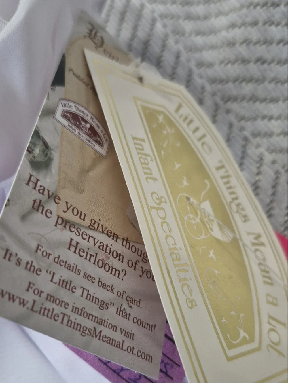 Little Things Mean a Lot nwt little